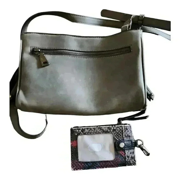 I.N.C International Concepts Woman's Gray Crossbody - Picture 7 of 12